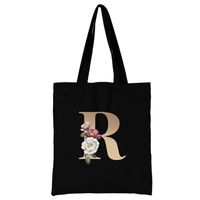 Women's Simple Style Letter Flower Shopping Bags sku image 18