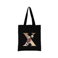 Women's Simple Style Letter Flower Shopping Bags sku image 24