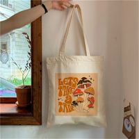 Women's Simple Style Flower Mushroom Shopping Bags main image 2