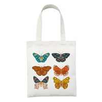 Women's Simple Style Artistic Animal Mushroom Butterfly Shopping Bags sku image 2