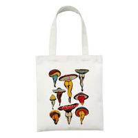 Women's Simple Style Artistic Animal Mushroom Butterfly Shopping Bags sku image 3