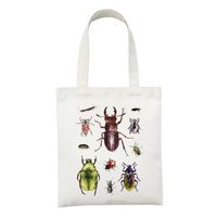 Women's Simple Style Artistic Animal Mushroom Butterfly Shopping Bags sku image 7
