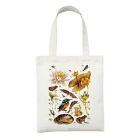 Mujeres Estilo Simple Artístico Animal Champiñón Mariposa Bolsa De La Compra sku image 6