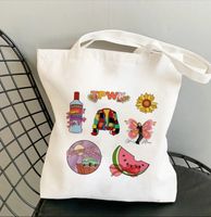 Women's Simple Style Artistic Animal Mushroom Butterfly Shopping Bags sku image 25