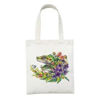 Women's Simple Style Artistic Animal Mushroom Butterfly Shopping Bags sku image 24