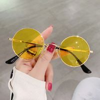 Casual Vacation Solid Color Tac Round Frame Full Frame Women's Sunglasses main image 5