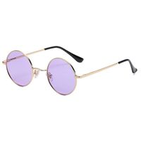 Casual Vacation Solid Color Tac Round Frame Full Frame Women's Sunglasses sku image 13