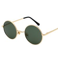 Casual Vacation Solid Color Tac Round Frame Full Frame Women's Sunglasses sku image 7