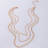 Simple Style Butterfly Alloy Plating Rhinestones Women's Layered Necklaces 1 Piece main image 10