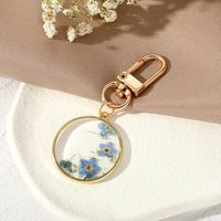 Casual Simple Style Flower Alloy Dried Flower Resin Women's Necklace main image 2