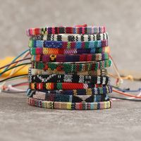 Wholesale Jewelry Bohemian Colorful Cloth Knitting Bracelets main image 3