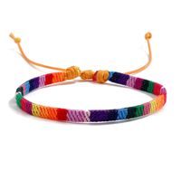 Wholesale Jewelry Bohemian Colorful Cloth Knitting Bracelets sku image 2