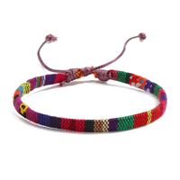 Wholesale Jewelry Bohemian Colorful Cloth Knitting Bracelets sku image 4