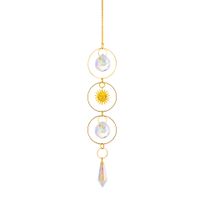 Artistic Sun Star Moon Crystal Pendant sku image 5