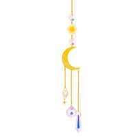 Artístico Sol Estrella Luna Cristal Colgante sku image 9