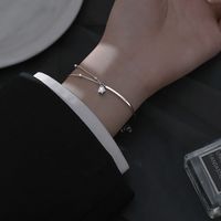 Elegant Lady Star Sterling Silver Zircon Bracelets In Bulk main image 1