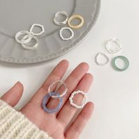 Elegant Simple Style Geometric Artificial Crystal Women's Rings main image 1