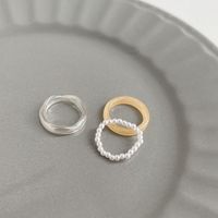 Elegant Simple Style Geometric Artificial Crystal Women's Rings sku image 2
