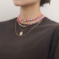 Elegant Lady Geometric Alloy Wholesale Layered Necklaces main image 5