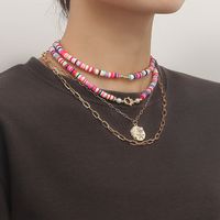 Elegant Lady Geometric Alloy Wholesale Layered Necklaces main image 3