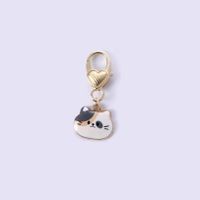 Cute Rabbit Cat Butterfly Metal Enamel Unisex Bag Pendant Keychain sku image 19