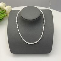 Elegant Flower Artificial Diamond Artificial Pearl Wholesale Pendant Necklace sku image 10