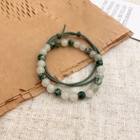Großhandel Chinoiserie Elegant Geometrisch Jade Armbänder sku image 7