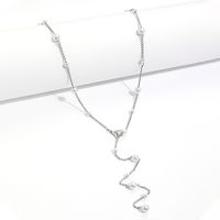 Simple Style Solid Color Alloy Plastic Wholesale Necklace main image 5