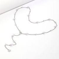 Simple Style Solid Color Alloy Plastic Wholesale Necklace main image 4