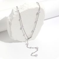 Simple Style Solid Color Alloy Plastic Wholesale Necklace main image 2