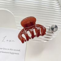 Simple Style Solid Color Plastic Hair Claws sku image 3