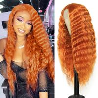 Women's African Style Party High Temperature Wire Centre Parting Long Curly Hair Wigs main image 1