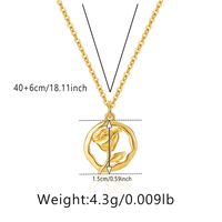 Elegant Heart Shape Copper Plating Inlay Zircon Pendant Necklace sku image 5