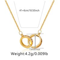 Elegant Heart Shape Copper Plating Inlay Zircon Pendant Necklace sku image 17