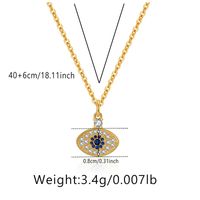 Elegant Heart Shape Copper Plating Inlay Zircon Pendant Necklace sku image 3