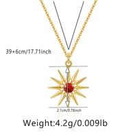 Elegant Heart Shape Copper Plating Inlay Zircon Pendant Necklace sku image 10