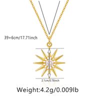 Elegant Heart Shape Copper Plating Inlay Zircon Pendant Necklace sku image 11