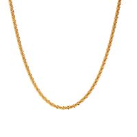 304 Stainless Steel 18K Gold Plated Simple Style Commute Plating Solid Color Necklace main image 2