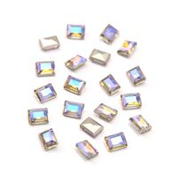 Simple Style Square Glass Nail Decoration Accessories 1 Piece sku image 5