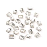 Simple Style Square Glass Nail Decoration Accessories 1 Piece sku image 16