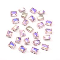 Simple Style Square Glass Nail Decoration Accessories 1 Piece main image 1