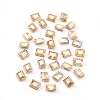Simple Style Square Glass Nail Decoration Accessories 1 Piece sku image 2