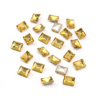 Simple Style Square Glass Nail Decoration Accessories 1 Piece sku image 9