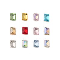 Simple Style Square Glass Nail Decoration Accessories 1 Piece main image 5