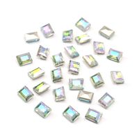 Simple Style Square Glass Nail Decoration Accessories 1 Piece sku image 26