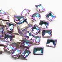 Simple Style Square Glass Nail Decoration Accessories 1 Piece sku image 12
