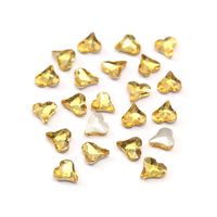 Simple Style Heart Shape Glass Nail Patches 1 Piece sku image 14