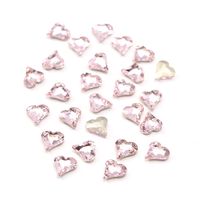 Simple Style Heart Shape Glass Nail Patches 1 Piece sku image 47
