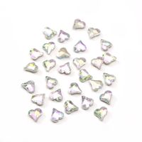 Simple Style Heart Shape Glass Nail Patches 1 Piece sku image 16