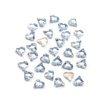 Simple Style Heart Shape Glass Nail Patches 1 Piece sku image 18